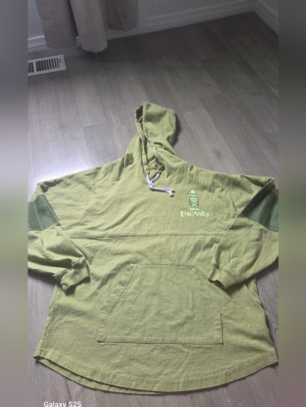 Disney Olive Green Hooded Sweatshirt